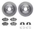 thumbnail image 1 of Dynamic Friction Company Rear Brake Rotors with 5000 Euro Ceramic Brake Pads includes Hardware 6612-63366, 1 of 3