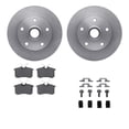 thumbnail image 1 of Dynamic Friction Company Rear Brake Rotors with 5000 Euro Ceramic Brake Pads includes Hardware 6612-73079, 1 of 3