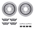 thumbnail image 1 of Dynamic Friction Company Rear Brake Rotors with Heavy Duty Brake Pads includes Hardware 6212-54028, 1 of 3