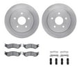 thumbnail image 1 of Dynamic Friction Company Rear Brake Rotors with Ultimate Duty Performance Brake Pads includes Hardware 6412-40055, 1 of 3