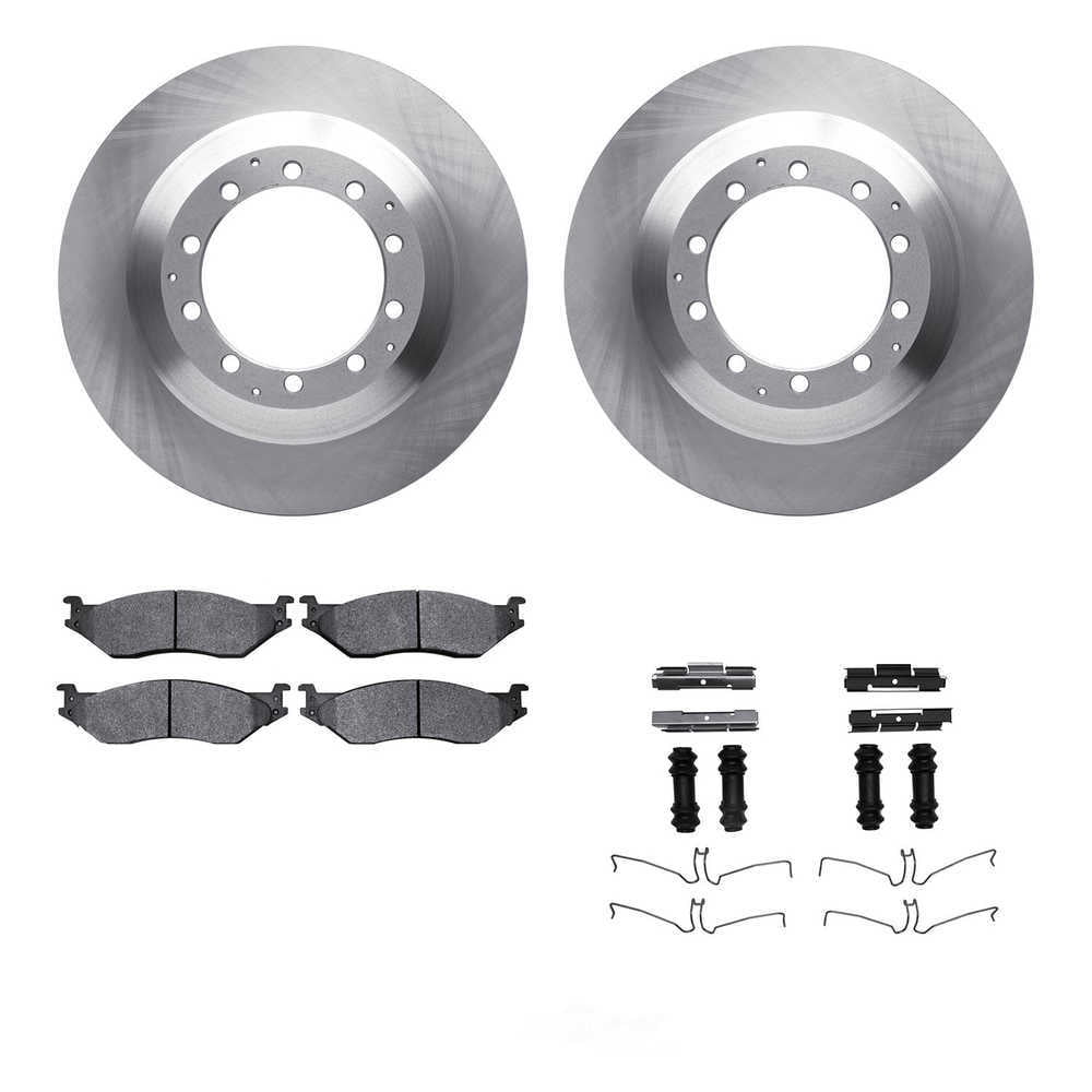 Dynamic Friction Company 6412-40067 DFC Rotors with Ultimate Duty Performance Brake Pads includes