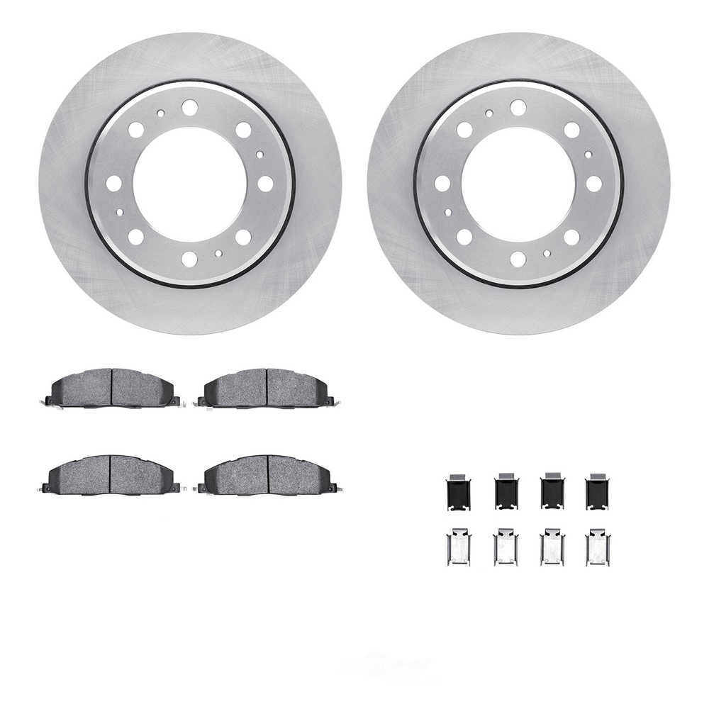 Dynamic Friction Company 6412-40070 DFC Rotors with Ultimate Duty Performance Brake Pads includes