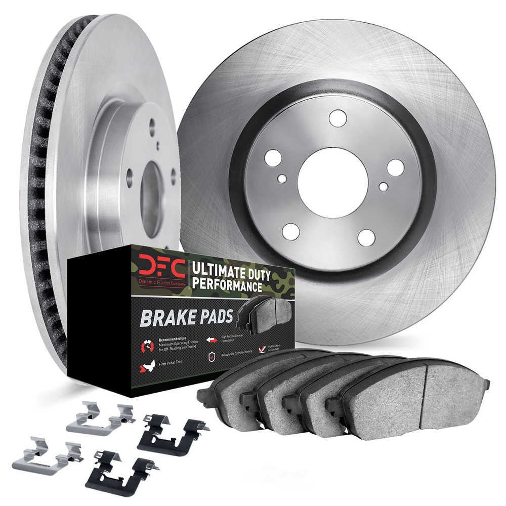 Dynamic Friction Company 6412-42029 DFC Rotors with Ultimate Duty Performance Brake Pads includes