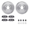 thumbnail image 1 of Dynamic Friction Company Rear Brake Rotors with Ultimate Duty Performance Brake Pads includes Hardware 6412-42109, 1 of 3