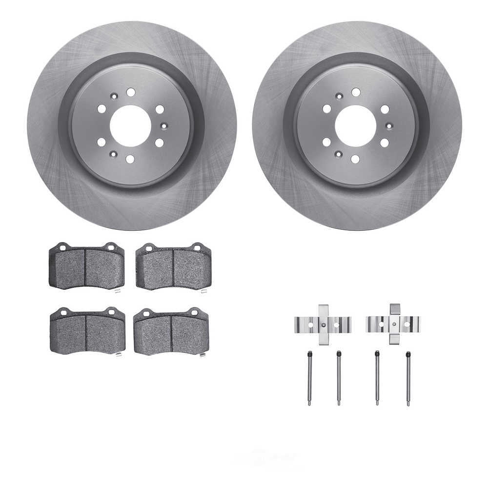 Dynamic Friction Company 6412-46019 DFC Rotors with Ultimate Duty Performance Brake Pads includes