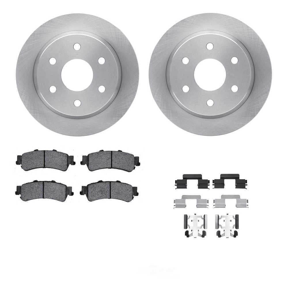Dynamic Friction Company 6412-48067 DFC Rotors with Ultimate Duty Performance Brake Pads includes