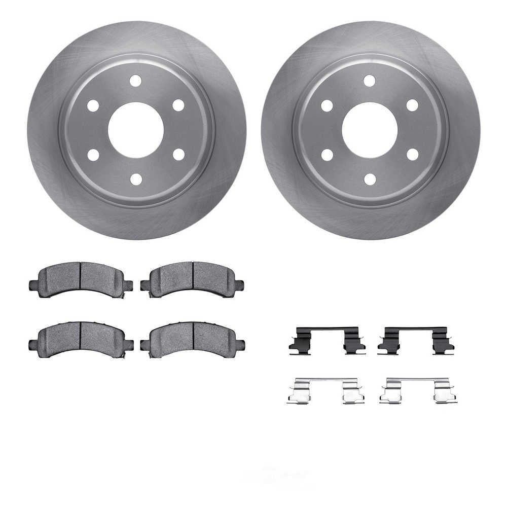 Dynamic Friction Company 6412-48083 DFC Rotors with Ultimate Duty Performance Brake Pads includes
