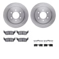 thumbnail image 1 of Dynamic Friction Company Rear Brake Rotors with Ultimate Duty Performance Brake Pads includes Hardware 6412-54335, 1 of 3