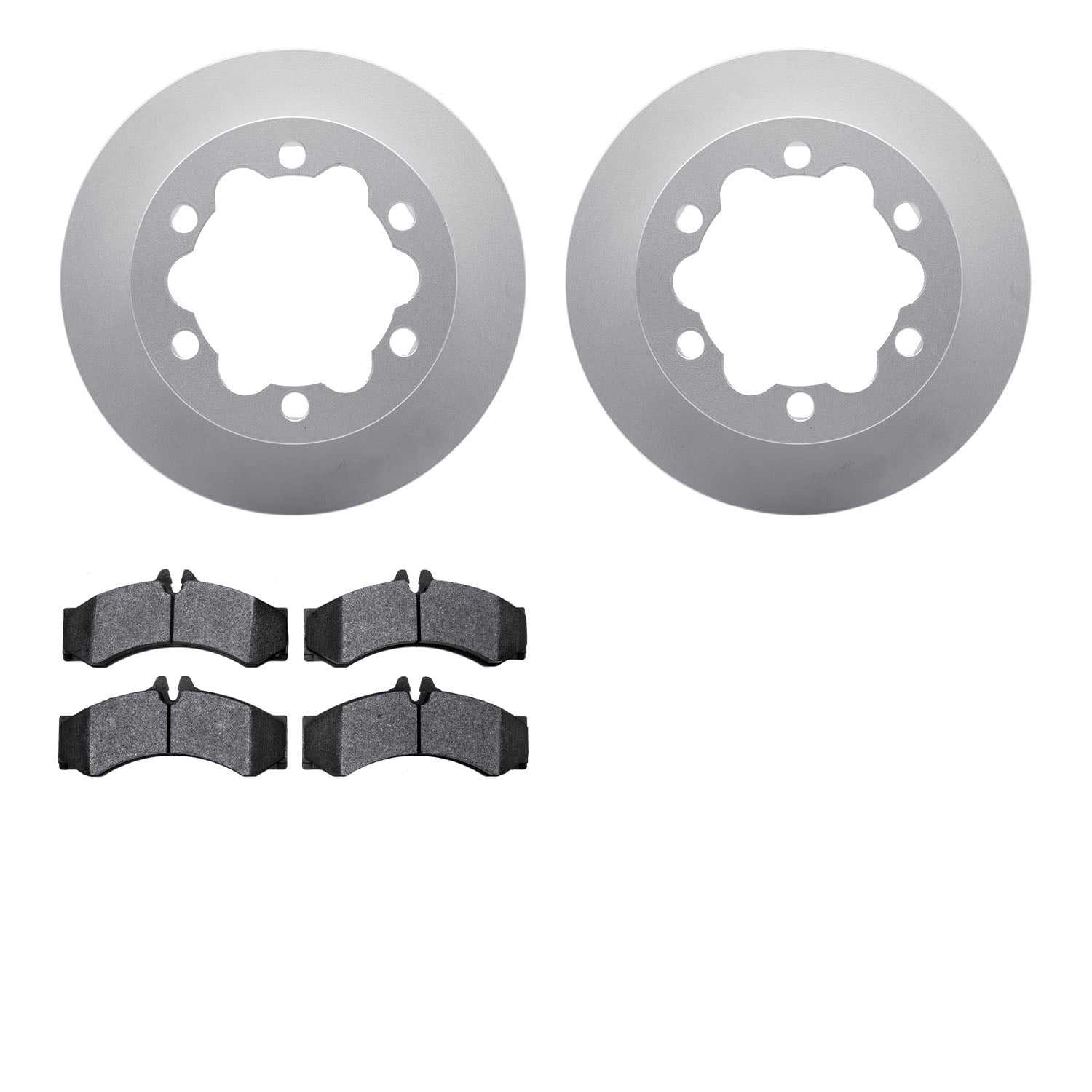 Dynamic Friction Company Rear Geospec Brake Rotors with 5000 Advanced Brake Pads 4502-40097