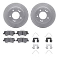 thumbnail image 1 of Dynamic Friction Company Rear Geospec Brake Rotors with 5000 Advanced Brake Pads includes Hardware 4512-03148, 1 of 3