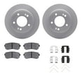 thumbnail image 1 of Dynamic Friction Company Rear Geospec Brake Rotors with 5000 Advanced Brake Pads includes Hardware 4512-03149, 1 of 3
