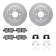 thumbnail image 1 of Dynamic Friction Company Rear Geospec Brake Rotors with 5000 Advanced Brake Pads includes Hardware 4512-03162, 1 of 3