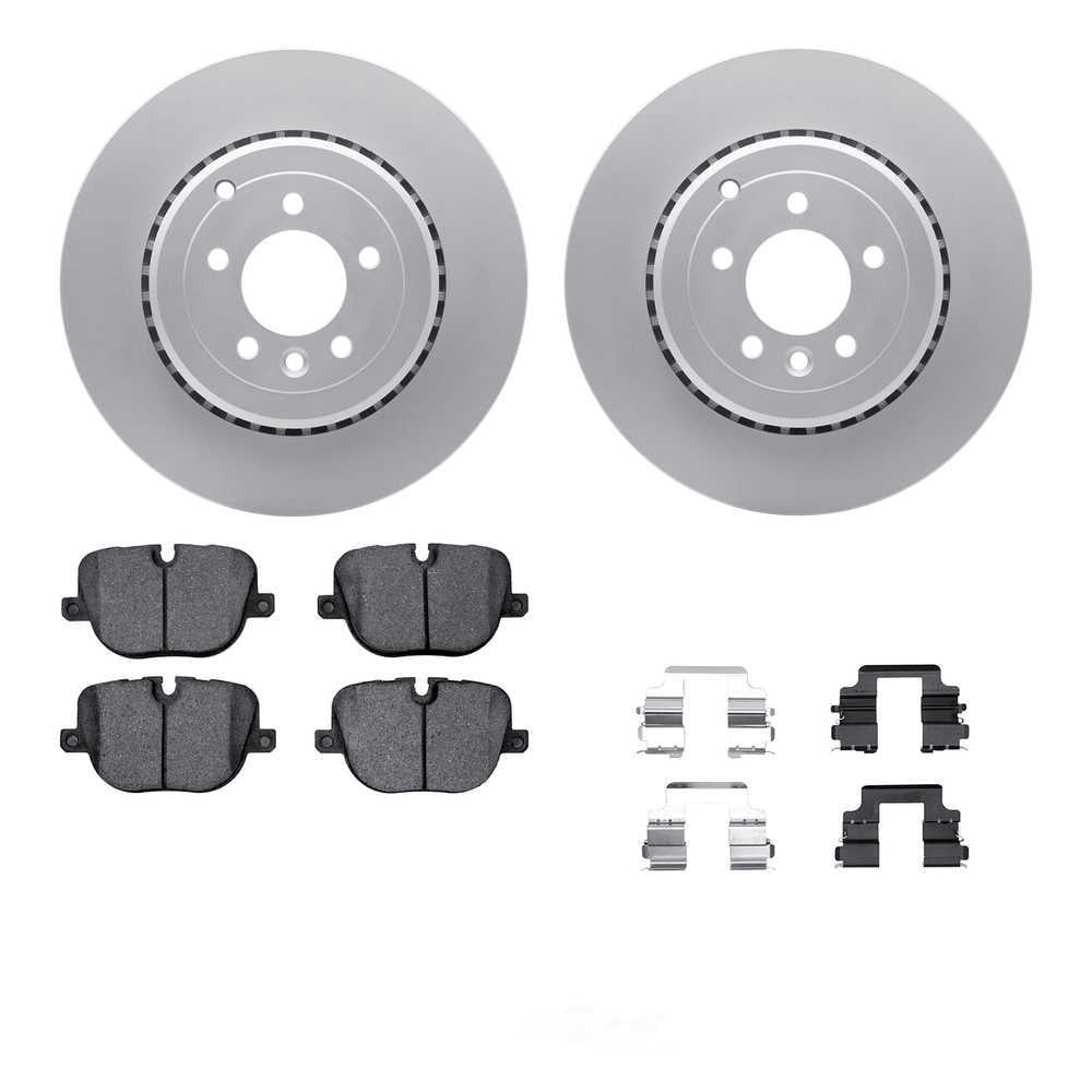 Dynamic Friction Company 4512-11056 DFC GEOSPEC Coated Rotors with 5000 Brake Pads - Ceramic and