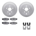 thumbnail image 1 of Dynamic Friction Company Rear Geospec Brake Rotors with 5000 Advanced Brake Pads includes Hardware 4512-13067, 1 of 3