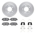 thumbnail image 1 of Dynamic Friction Company Rear Geospec Brake Rotors with 5000 Advanced Brake Pads includes Hardware 4512-21074, 1 of 3