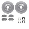 thumbnail image 1 of Dynamic Friction Company Rear Geospec Brake Rotors with 5000 Advanced Brake Pads includes Hardware 4512-26010, 1 of 3