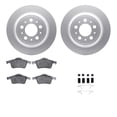 thumbnail image 1 of Dynamic Friction Company Rear Geospec Brake Rotors with 5000 Advanced Brake Pads includes Hardware 4512-27071, 1 of 3
