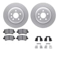 thumbnail image 1 of Dynamic Friction Company Rear Geospec Brake Rotors with 5000 Advanced Brake Pads includes Hardware 4512-27086, 1 of 3