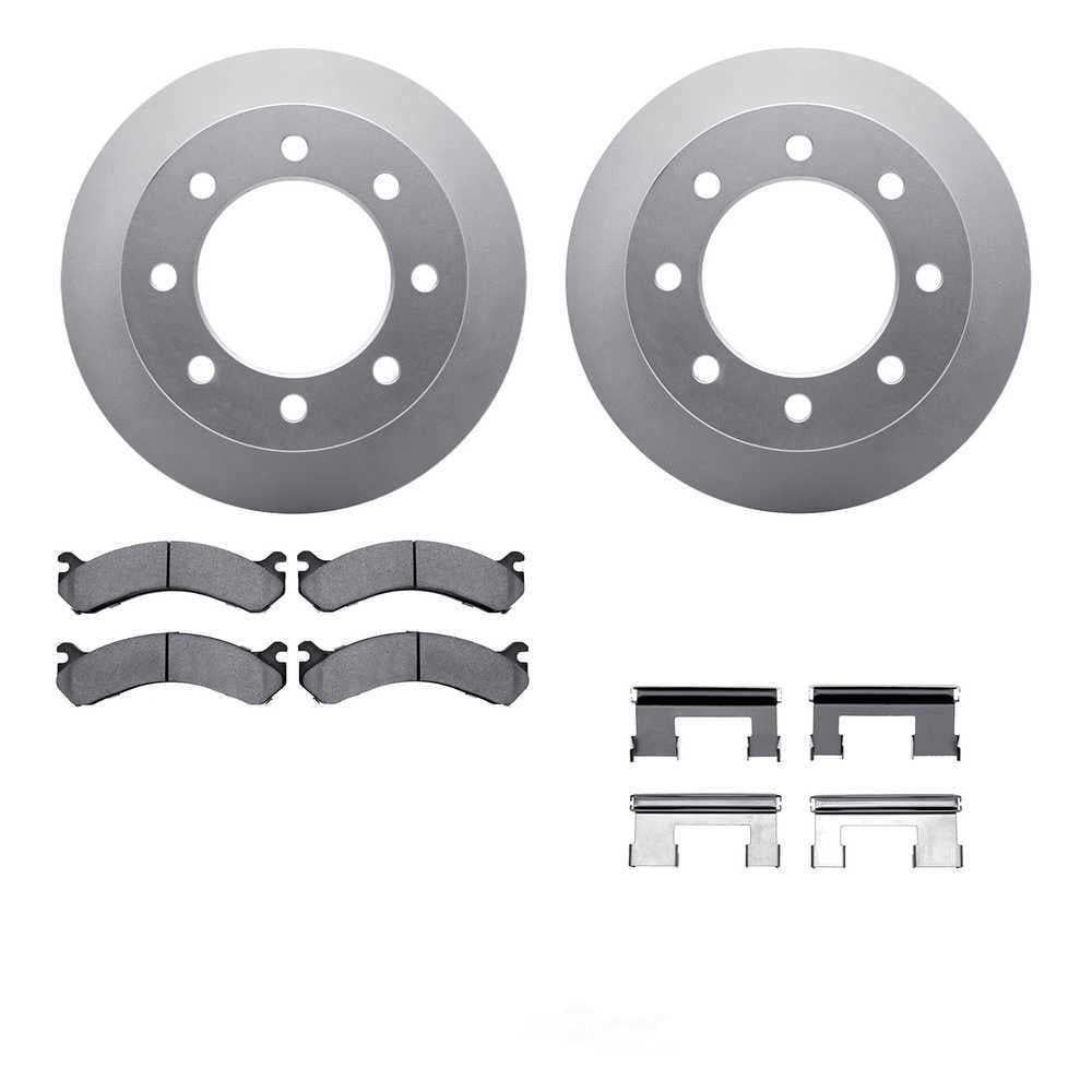 Dynamic Friction Company 4512-48118 DFC GEOSPEC Coated Rotors with 5000 Brake Pads - Ceramic and