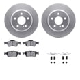 thumbnail image 1 of Dynamic Friction Company Rear Geospec Brake Rotors with 5000 Advanced Brake Pads includes Hardware 4512-63156, 1 of 3