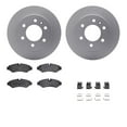 thumbnail image 1 of Dynamic Friction Company Rear Geospec Brake Rotors with 5000 Advanced Brake Pads includes Hardware 4512-63246, 1 of 3
