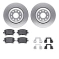 thumbnail image 1 of Dynamic Friction Company Rear Geospec Brake Rotors with 5000 Advanced Brake Pads includes Hardware 4512-74122, 1 of 3
