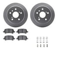 thumbnail image 1 of Dynamic Friction Company Rear Geospec Brake Rotors with 5000 Advanced Brake Pads includes Hardware 4512-76106, 1 of 3