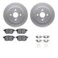 thumbnail image 1 of Dynamic Friction Company Rear Geospec Brake Rotors with 5000 Advanced Brake Pads includes Hardware 4512-76153, 1 of 3