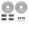 thumbnail image 1 of Dynamic Friction Company Rear Geospec Brake Rotors with 5000 Advanced Brake Pads includes Hardware 4512-76179, 1 of 3