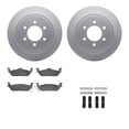 thumbnail image 1 of Dynamic Friction Company Rear Geospec Brake Rotors with 5000 Advanced Brake Pads includes Hardware 4512-99171, 1 of 3