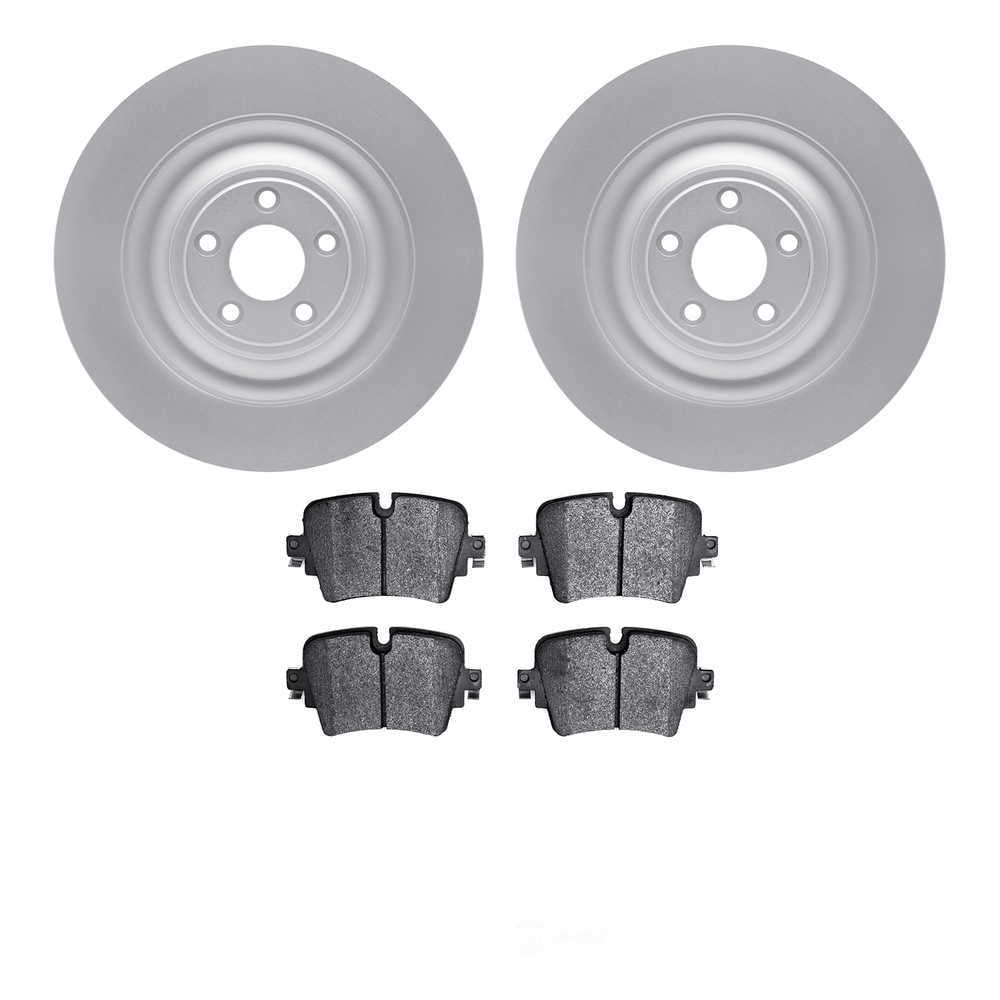 Dynamic Friction Company 4602-20018 DFC Geospec Rotors with EURO 5000 Ceramic Brake Pads