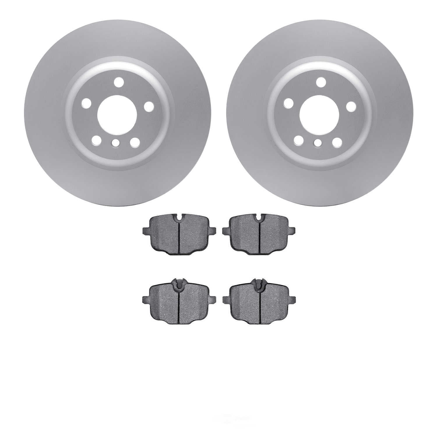 Dynamic Friction Company 4602-31070 DFC Geospec Rotors with EURO 5000 Ceramic Brake Pads