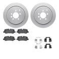 thumbnail image 1 of Dynamic Friction Company Rear Geospec Brake Rotors with 5000 Euro Ceramic Brake Pads includes Hardware 4612-11007, 1 of 3