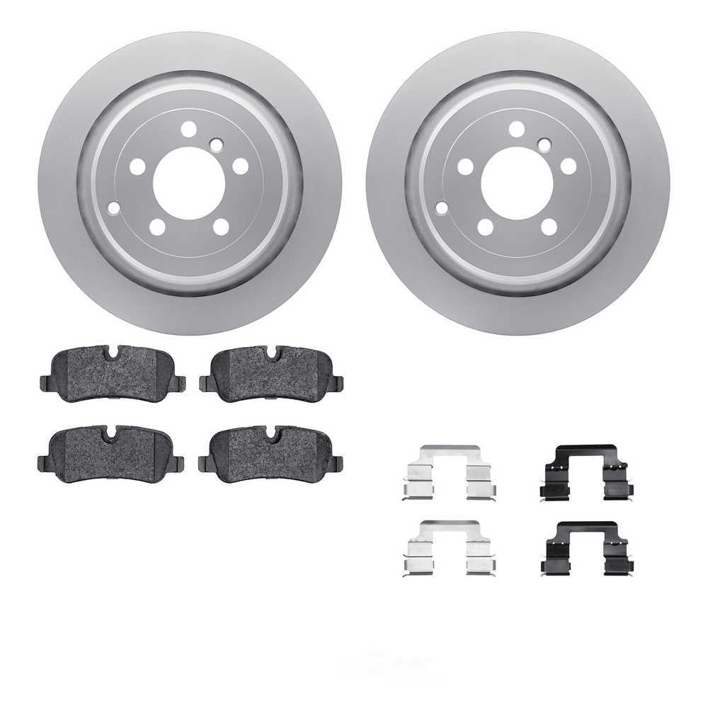 Dynamic Friction Company 4612-11015 DFC Geospec Rotors with EURO 5000 Ceramic Brake Pads includes