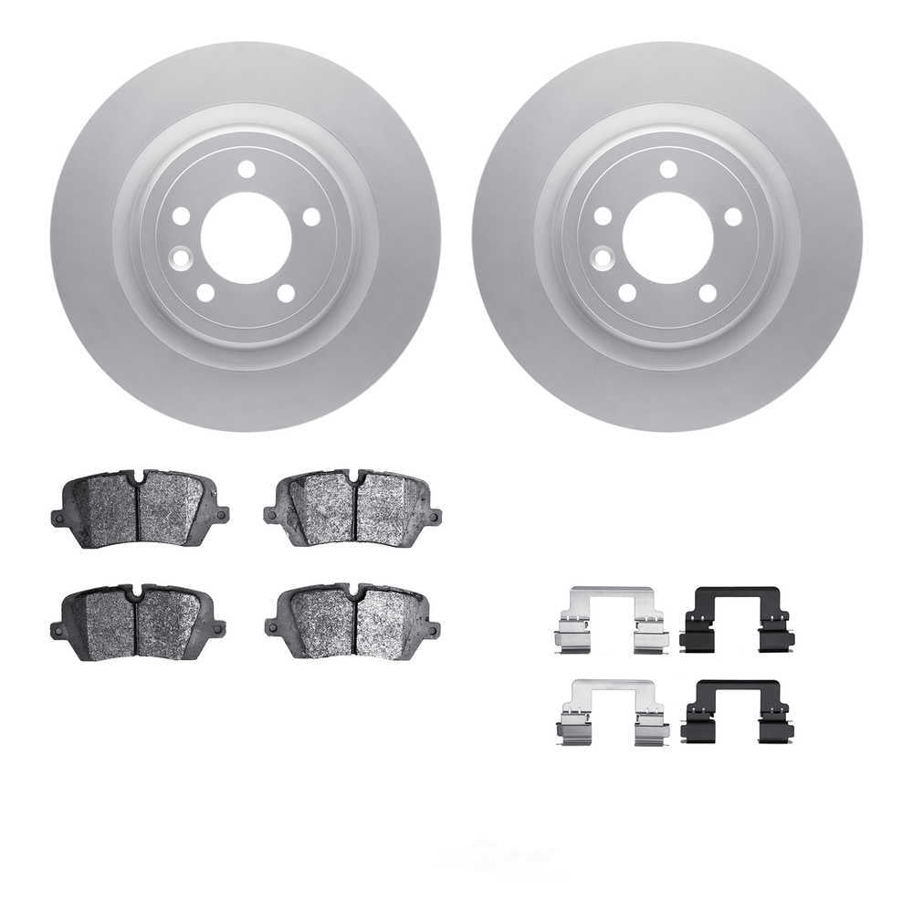 Dynamic Friction Company 4612-11025 DFC Geospec Rotors with EURO 5000 Ceramic Brake Pads includes