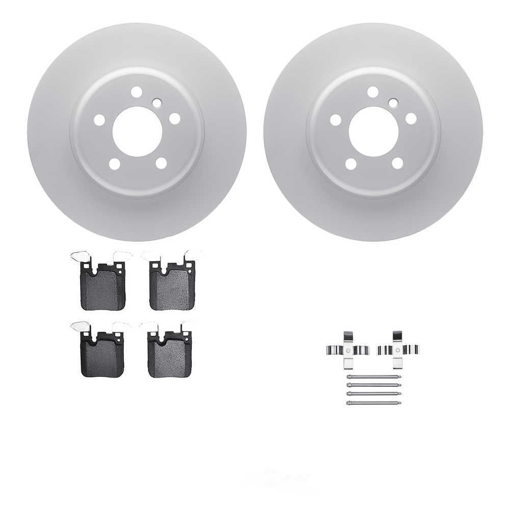 Dynamic Friction Company 4612-31072 DFC Geospec Rotors with EURO 5000 Ceramic Brake Pads includes
