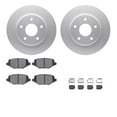 thumbnail image 1 of Dynamic Friction Company Rear Geospec Brake Rotors with 5000 Euro Ceramic Brake Pads includes Hardware 4612-40002, 1 of 3