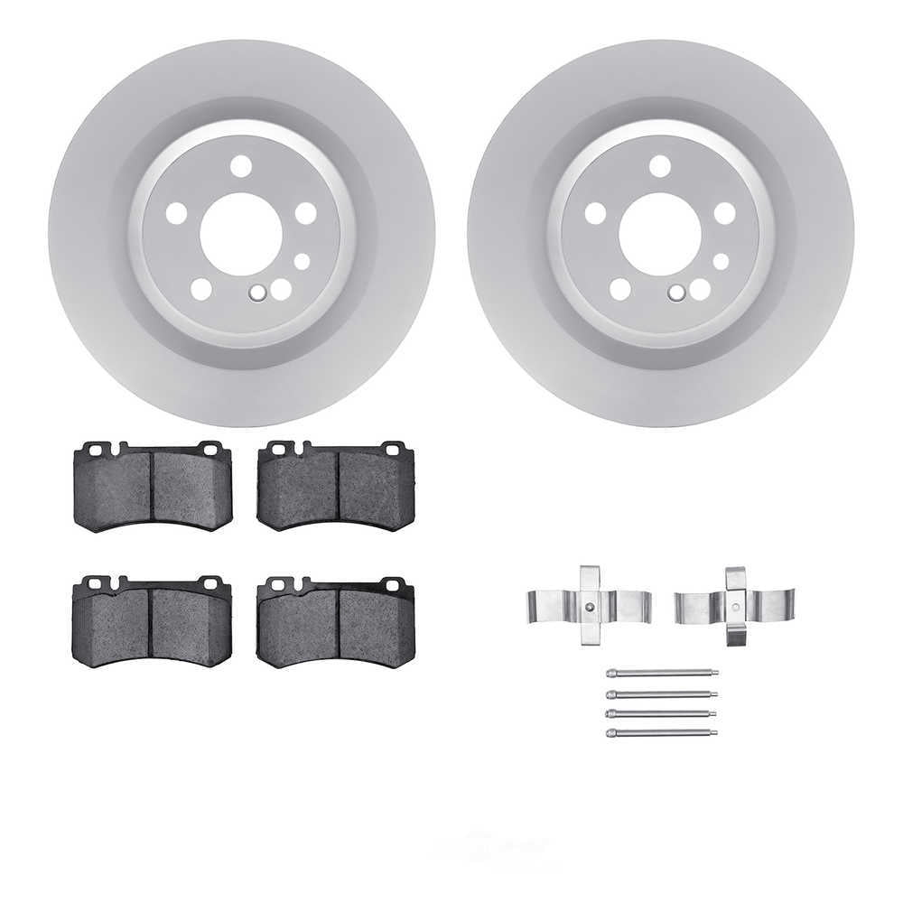 Dynamic Friction Company 4612-63039 DFC Geospec Rotors with EURO 5000 Ceramic Brake Pads includes