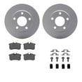thumbnail image 1 of Dynamic Friction Company Rear Geospec Brake Rotors with 5000 Euro Ceramic Brake Pads includes Hardware 4612-73006, 1 of 3