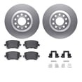 thumbnail image 1 of Dynamic Friction Company Rear Geospec Brake Rotors with 5000 Euro Ceramic Brake Pads includes Hardware 4612-73024, 1 of 3