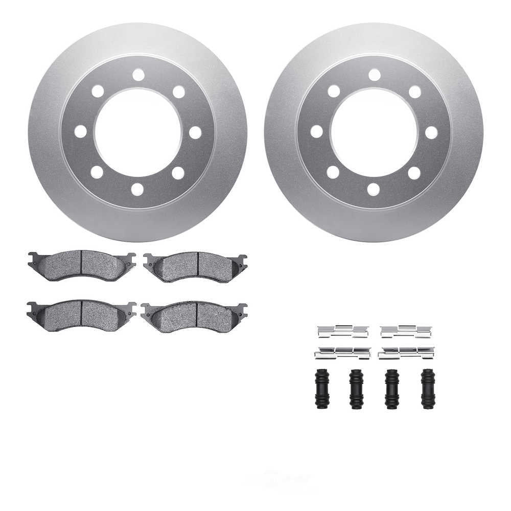 Dynamic Friction Company 4212-40138 DFC Geospec Rotors with Heavy Duty Brake Pads includes Hardware