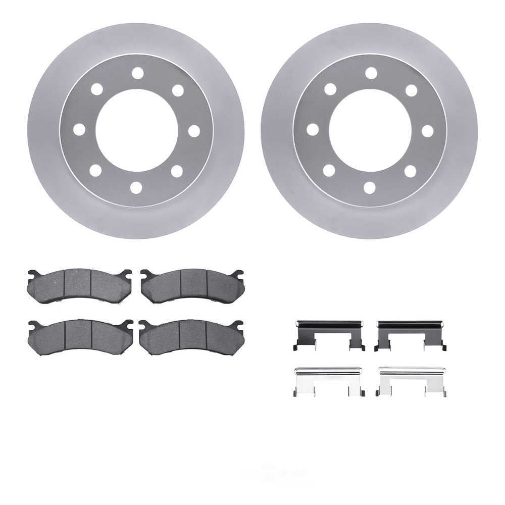 Dynamic Friction Company 4212-48006 DFC Geospec Rotors with Heavy Duty Brake Pads includes Hardware