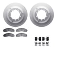 thumbnail image 1 of Dynamic Friction Company Rear Geospec Brake Rotors with Heavy Duty Brake Pads includes Hardware 4212-99240, 1 of 3