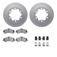 thumbnail image 1 of Dynamic Friction Company Rear Geospec Brake Rotors with Heavy Duty Brake Pads includes Sensor and Hardware 4222-63109, 1 of 3