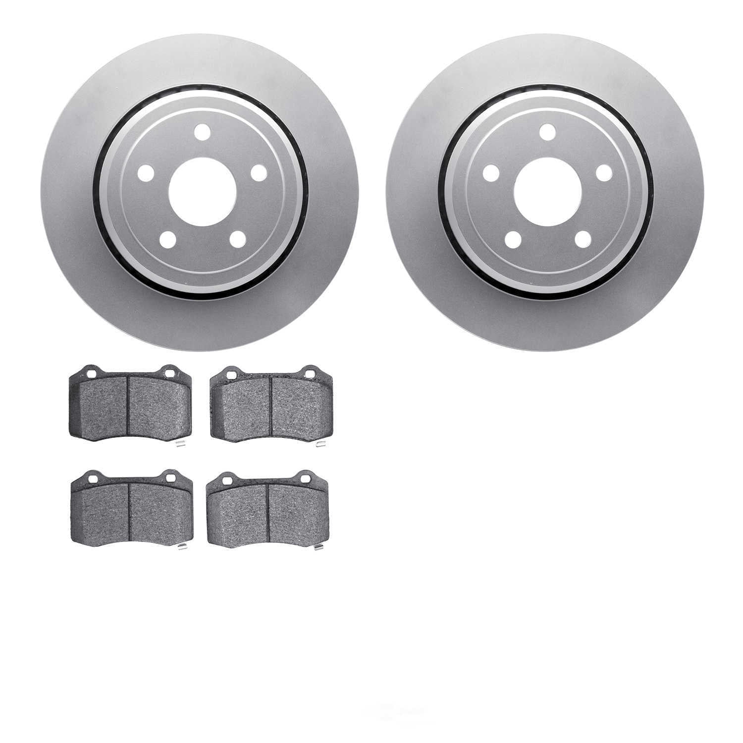 Dynamic Friction Company 4402-42010 DFC Geospec Rotors with Ultimate Duty Performance Brake Pads