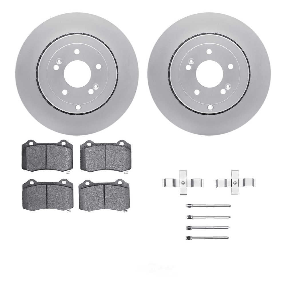 Dynamic Friction Company 4412-03001 DFC Geospec Rotors with Ultimate Duty Performance Brake Pads