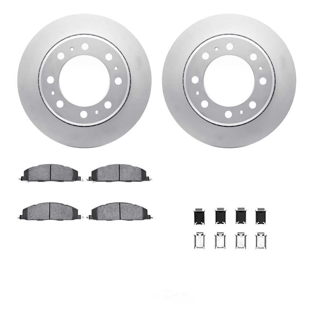 Dynamic Friction Company 4412-40021 DFC Geospec Rotors with Ultimate Duty Performance Brake Pads