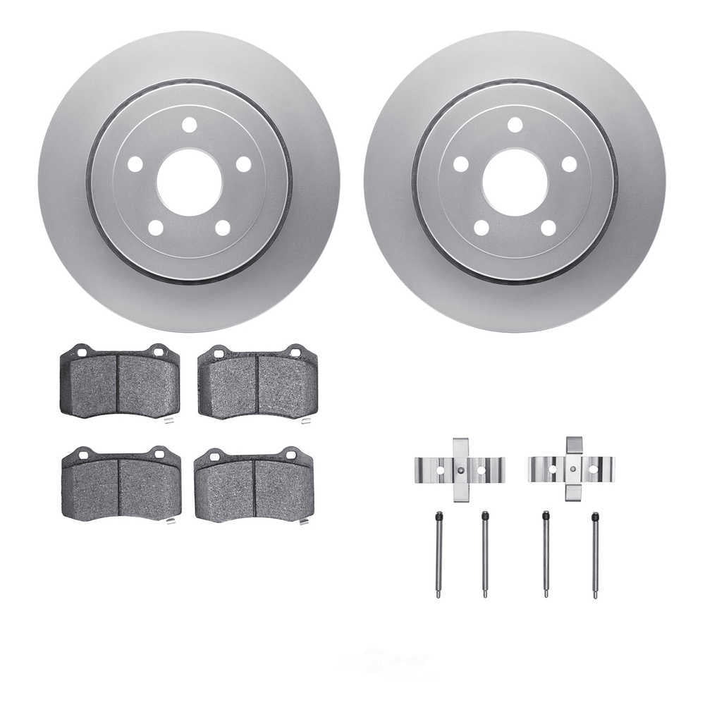 Dynamic Friction Company 4412-42004 DFC Geospec Rotors with Ultimate Duty Performance Brake Pads