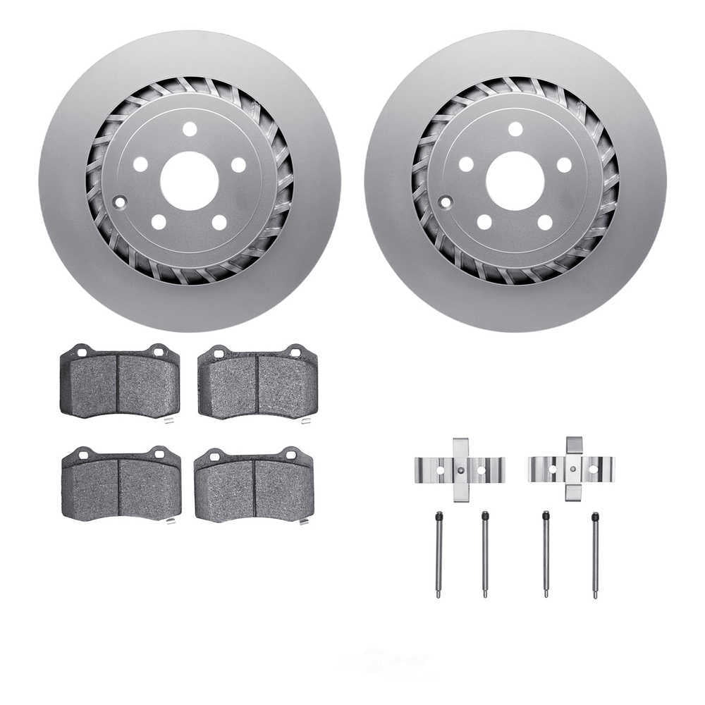 Dynamic Friction Company 4412-47004 DFC Geospec Rotors with Ultimate Duty Performance Brake Pads