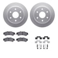 thumbnail image 1 of Dynamic Friction Company Rear Geospec Brake Rotors with Ultimate Duty Performance Brake Pads includes Hardware 4412-48013, 1 of 3